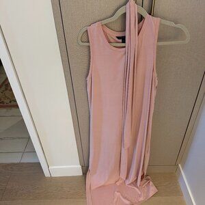 Light Pink Shift Dress with Belt from Banana Republic in XS